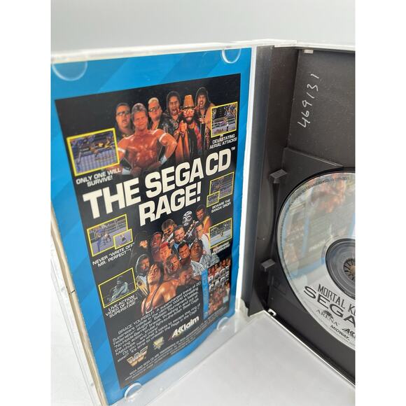 Mortal Kombat (Sega CD, 1993) Complete With Manual - Tested - Authentic - Picture 6 of 8